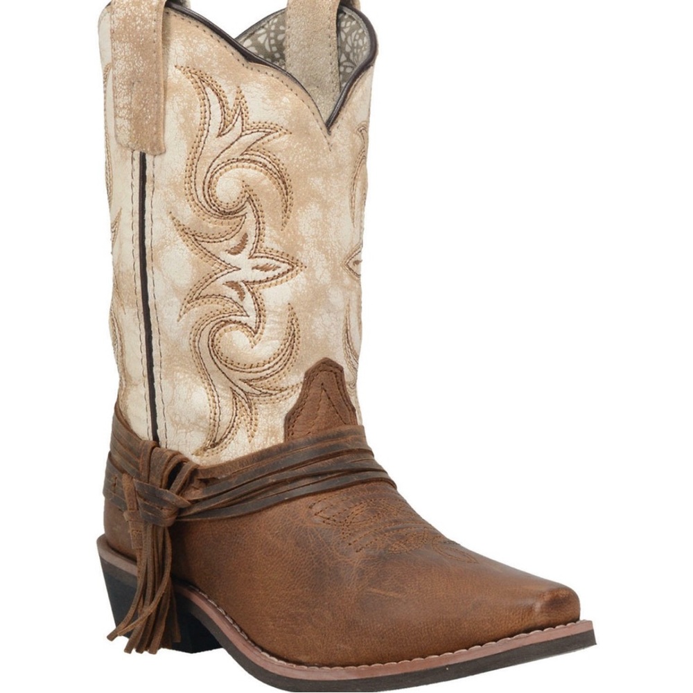 Dan Post Kids Boots in Brown and Cream